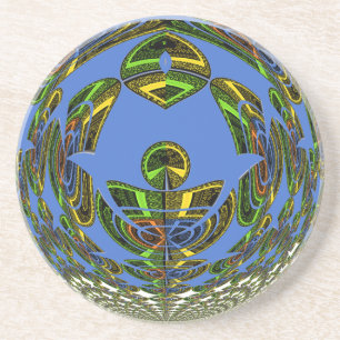 Vintage modern Motif Coaster