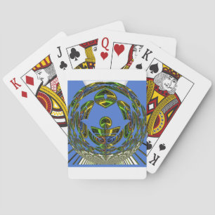 Vintage modern Motif Playing Cards