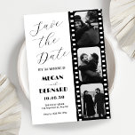 Vintage Modern trendy film roll photo wedding  Save The Date<br><div class="desc">Modern trendy film roll photo wedding</div>