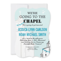 Vintage Modern We're going to the Chapel Wedding