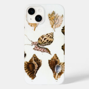 Vintage Mollusks and Snails, Marine Life Organisms Case-Mate iPhone 14 Case
