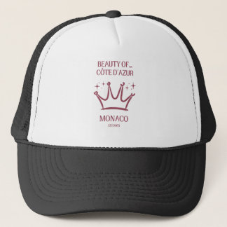 Vintage Monaco Côte d'Azur Luxury Crown Custom Hat