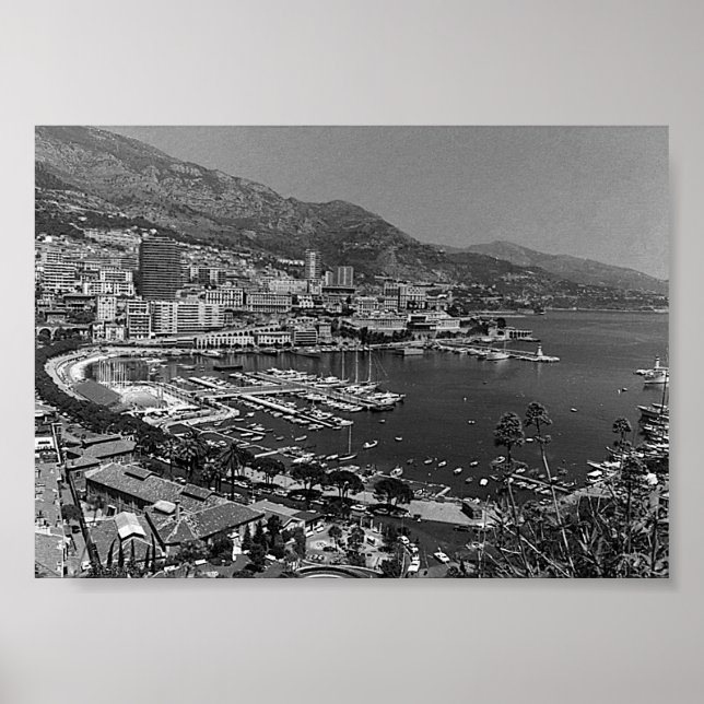Vintage Monaco Monte-Carlo General view Poster (Front)