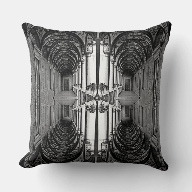 Vintage Monaco Prince's palace Hercule Gallery Mou Cushion (Front)