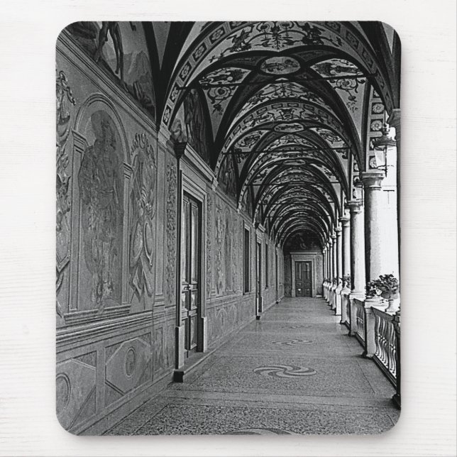 Vintage Monaco Prince's palace Hercule Gallery Mouse Mat (Front)