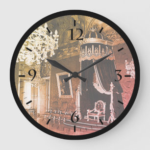 Vintage Monaco Prince's palace The Thron Watch Large Clock