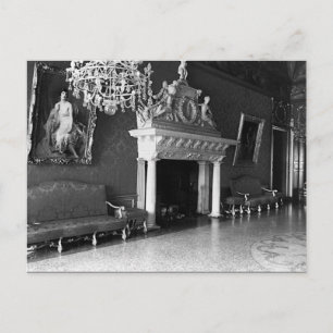 Vintage Monaco Prince's palace Thron Room Postcard