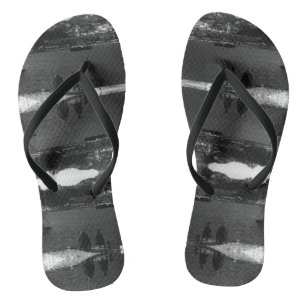 Vintage Monaco Principality fishermans port Flip Flops