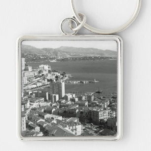 Vintage Monaco Principality Monte Carlo port 1970 Key Ring