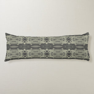 Vintage Monaco Principality square palace Throw Pi Body Cushion