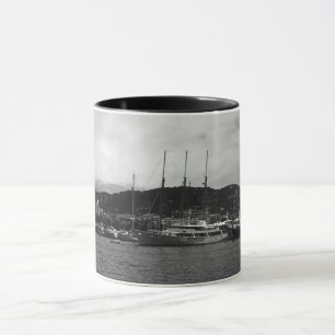 Vintage Monaco Principality The port 1970 Mug