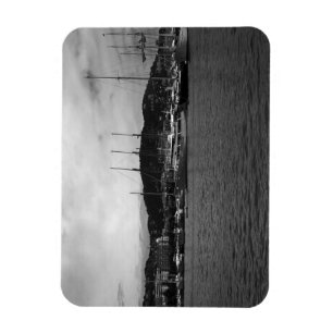 Vintage Monaco Principality The port Magnet