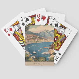 Vintage Monaco Riviera Casino Nights Playing Cards