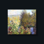 Vintage Monet  Corner of the Garden at Montgeron Canvas Print<br><div class="desc">A beautiful print of the painting ''Corner of the Garden at Montgeron'' painted in1876 by Claude Monet (1840 - 1926) the French impressionist painter who was also a founder of the impressionist movement.</div>