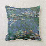 Vintage Monet Water Lilies Cushion<br><div class="desc">Monet Water Lilies</div>