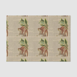 Vintage Monkey Collage Tissue Paper