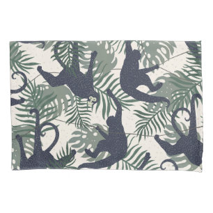 Vintage Monkey Pattern Pillowcase