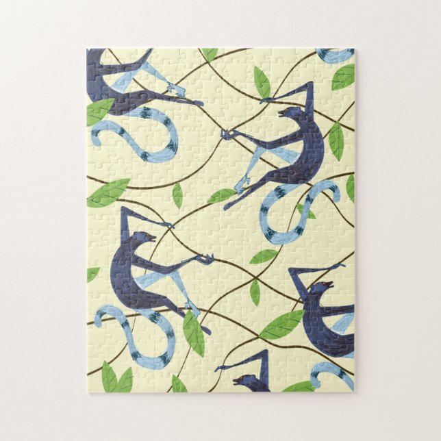 Vintage Monkeys Jigsaw Puzzle (Vertical)