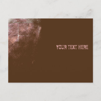 Vintage Monochrome Grunge Smudge Art Postcard