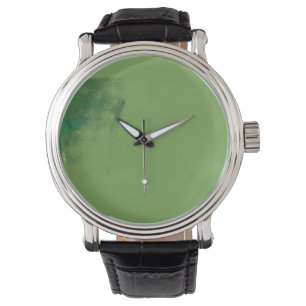 Vintage Monochrome Grunge Smudge Art Watch