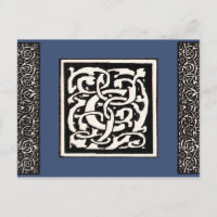 Vintage Monogram C Art Nouveau Letter