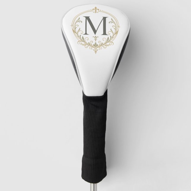 vintage monogram golf head cover  (Front)