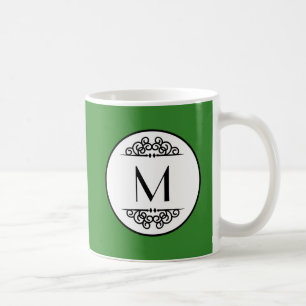 Vintage Monogram Green - Mug