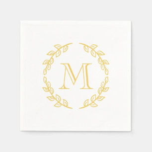 Vintage Monogram Napkin