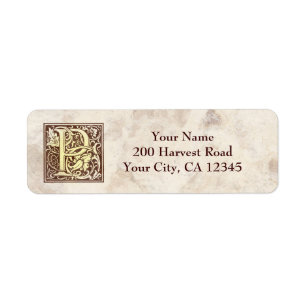 Vintage Monogram P