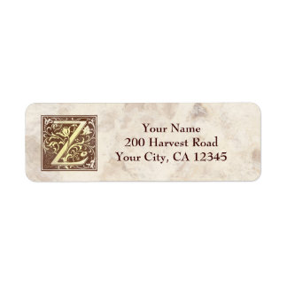 Vintage Monogram Z