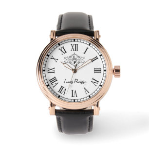 Vintage Monogrammed Name Engraved  Watch