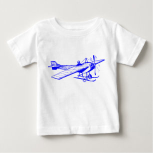Vintage Monoplane - Blue Baby T-Shirt