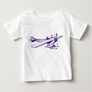 Vintage Monoplane - Deep Purple Baby T-Shirt