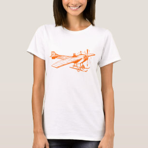 Vintage Monoplane - Orange T-Shirt