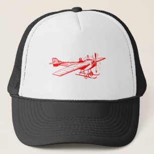 Vintage Monoplane - Red Trucker Hat