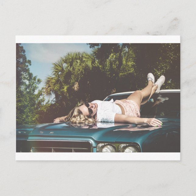 Vintage Monroe Inspired Postcard (Front)