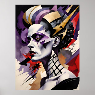 Vintage Monster Bride Poster