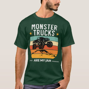 Vintage Monster Truck Are My Jam 5 T-Shirt