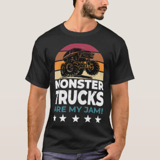 Vintage Monster Truck Gift Monster Trucks are my J T-Shirt
