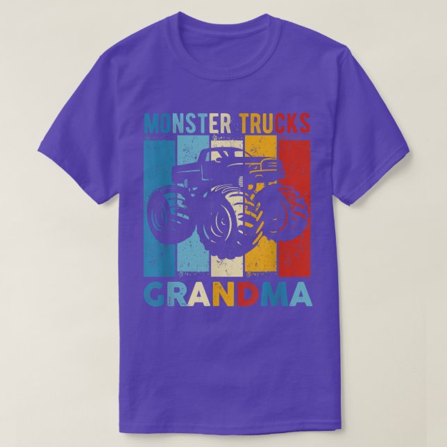 Vintage Monster Truck Shirt Monster Truck Grandma  (Design Front)