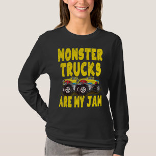 Vintage Monster Trucks Are My Jam Rally Toddler Tr T-Shirt