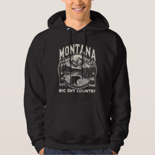Vintage Montana Big Sky Country Hoodie