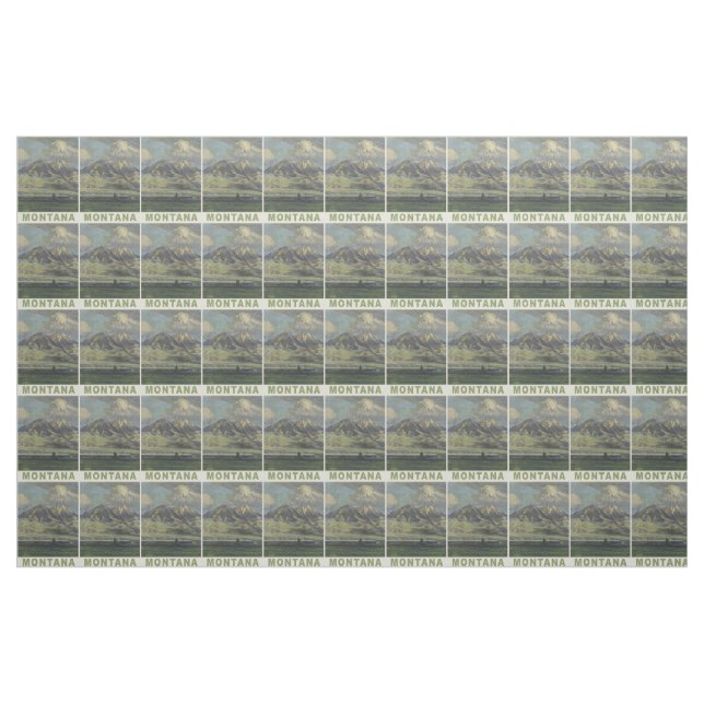 Vintage Montana customizable fabric (Yard)