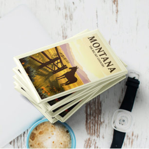  Vintage Montana Magnet