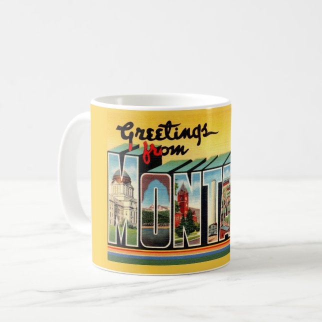 Vintage Montana Mug (Front Left)