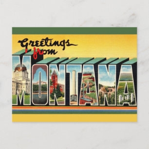 Vintage Montana Postcard
