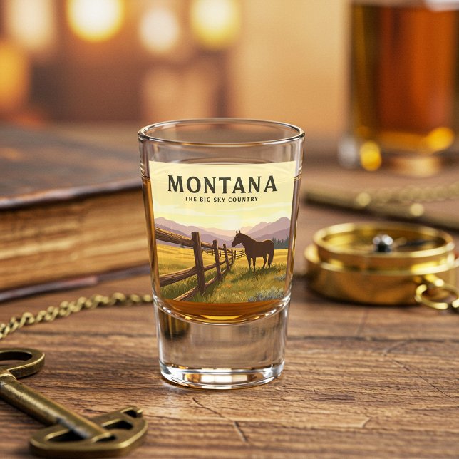 Vintage Montana Shot Glass (Creator Uploaded)