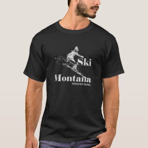 Vintage Montana T Shirt Bridger Bowl Skiing Tee