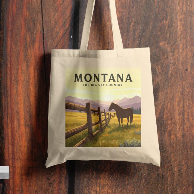 Vintage Montana Tote Bag (Creator Uploaded)