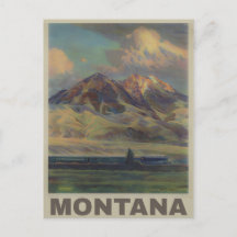 Vintage Montana Travel Postcard